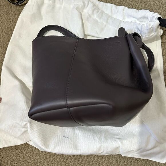 JW Anderson Purple Corner Bucket Bag with Gold Hardware - Picture 2 of 5